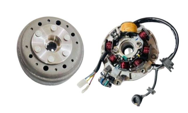 Magnet set 100cc Magnet set 100cc - Yousaf Engineering (Pvt) Ltd motorcycle part, made in Pakistan